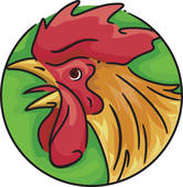 166x170 Year Of The Rooster Clip Art