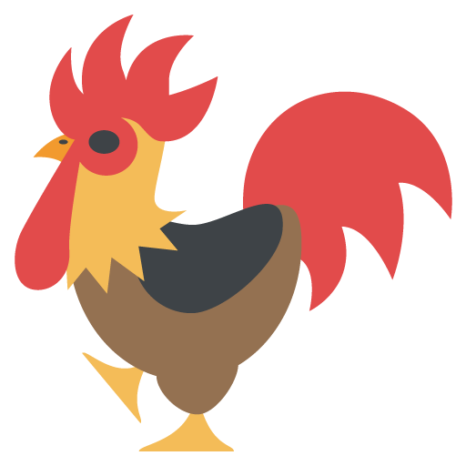 512x512 Rooster Emoji For Facebook, Email Amp Sms Id  1514 Emoji.co.uk