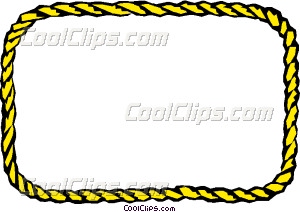 300x212 Rope Border Vector Clip Art