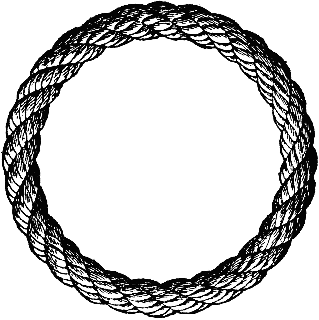 1022x1024 Circle Clipart Rope