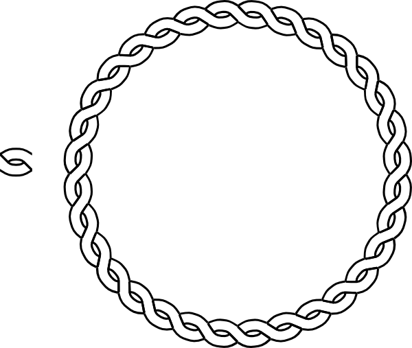 600x507 Rope Border Circle Clip Art