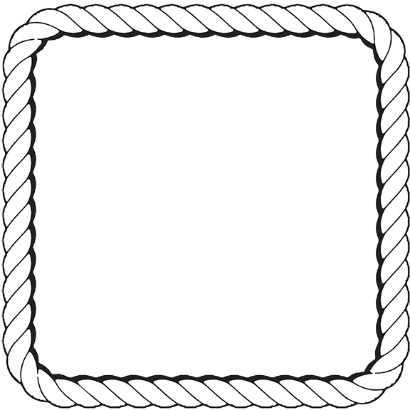 576x576 Rope Border Clip Art