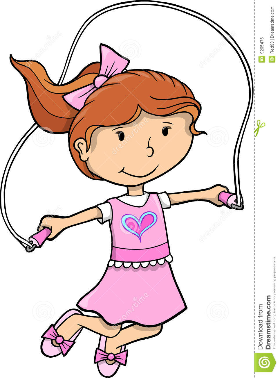 965x1300 Girl With Rope Clipart