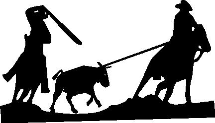 432x248 Team Roping Clip Art Clipart Panda