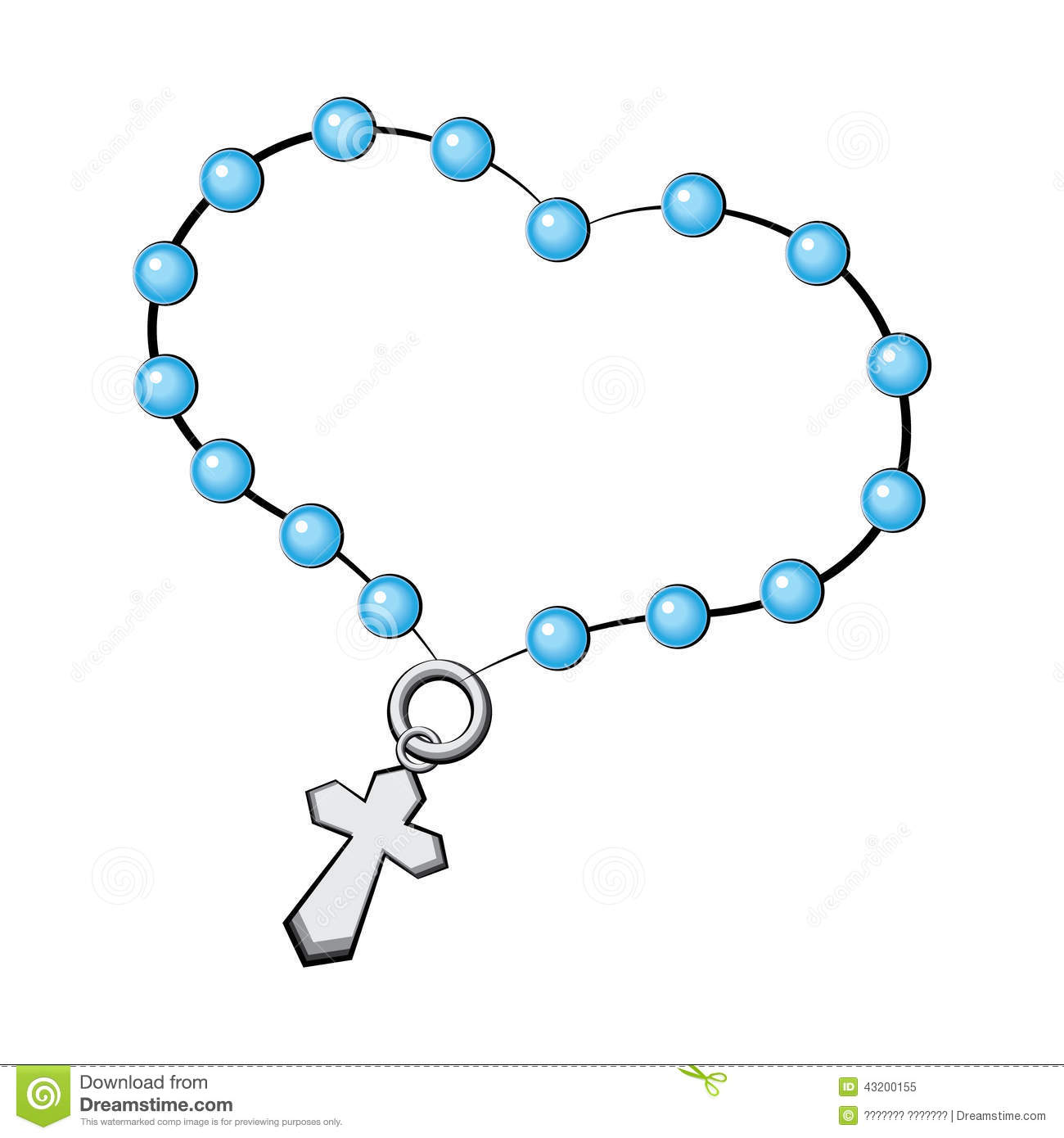 1300x1390 Rosary Cross Clipart
