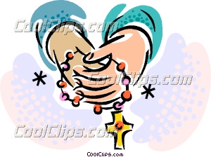 300x224 Rosary Clip Art