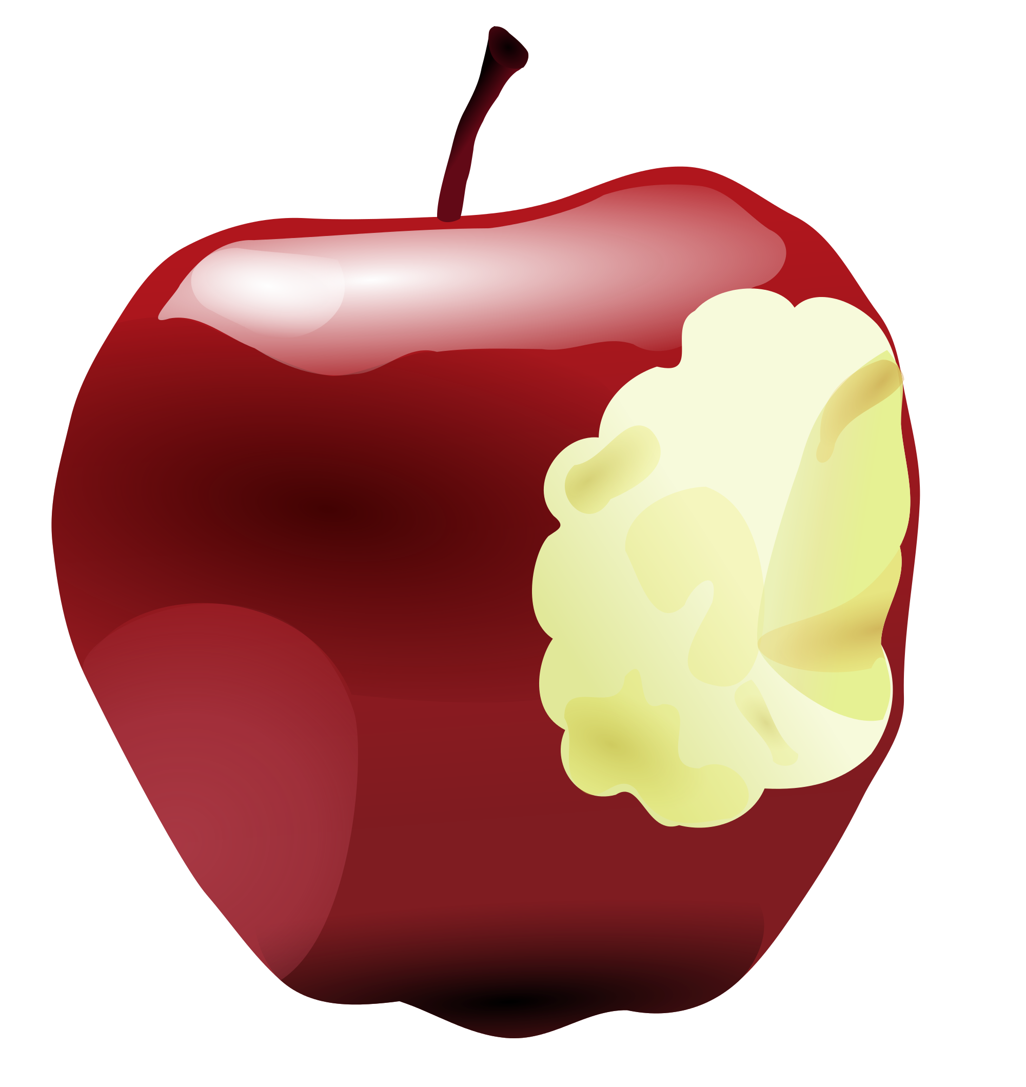 2000x2119 Apple Clipart Real