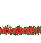 161x170 Rose Border Clip Art