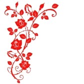 168x168 Border Clipart Rose