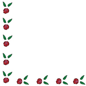 300x300 Red Roses Clipart Image