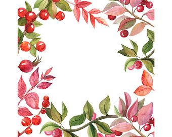 340x270 Watercolour Flower Frame Border Clip Art Graphic Design Png