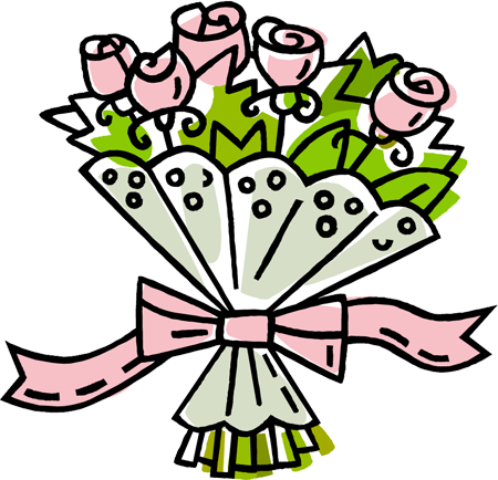 450x434 Bouquet Roses Clipart