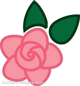 278x300 Clip Art Picture Of A Pink Rose
