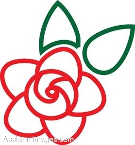 278x300 Red Rose Clipart Easy Cartoon