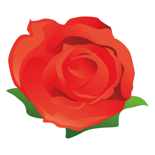 512x512 Red Rose Cartoon