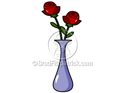432x324 Rose Vase Clip Art Royalty Free Rose Vase Clipart Cartoon Rose