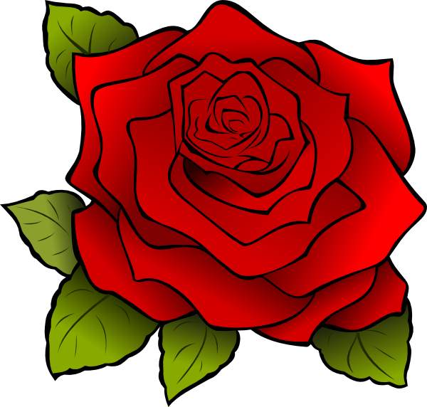 600x572 Rose Clip Art Border Free Clipart Images