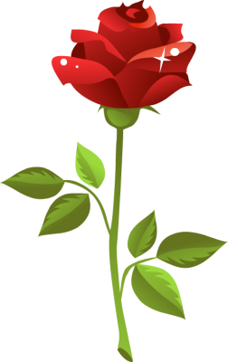 252x400 Top 76 Roses Clip Art