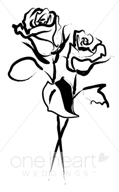 241x388 Two Roses Clipart Rose Clipart