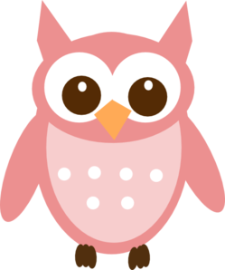 249x298 Rose Pink Owl Clip Art