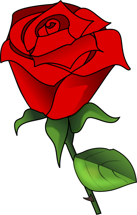 452x708 Top 84 Red Rose Clip Art