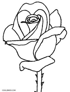236x308 Printable Rose Coloring Pages For Kids Cool2bkids Plant