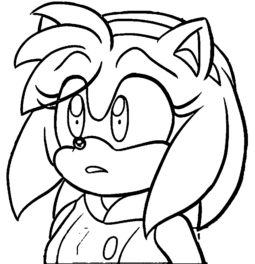 831x860 Amy Rose Coloring Pages Wecoloringpage