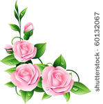 149x150 Pink Rose Border Clipart