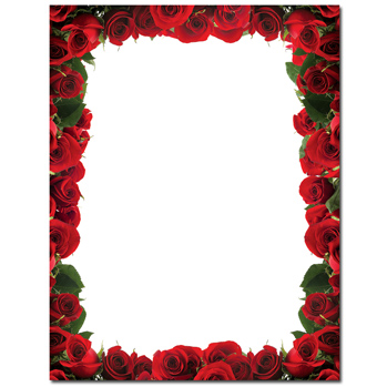 349x349 Rose Border Clip Art
