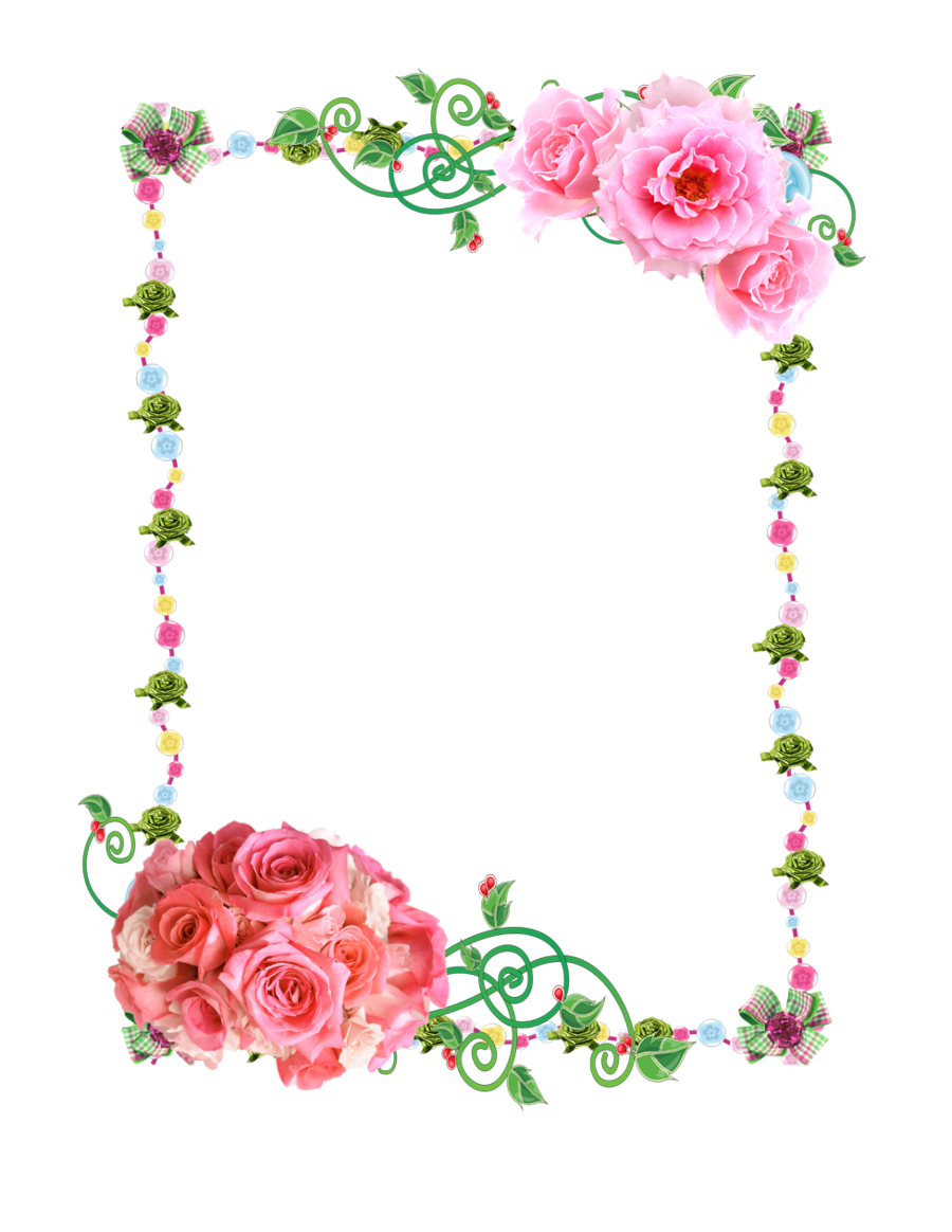 900x1164 Rose Clipart Rose Frame