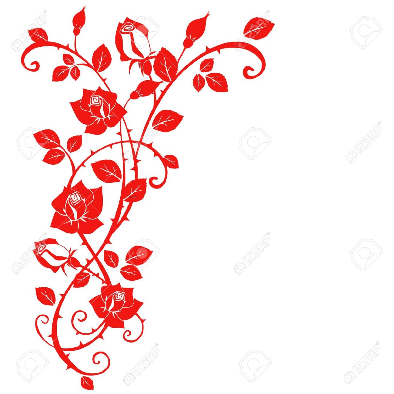 1300x1300 Rose Frame Clipart