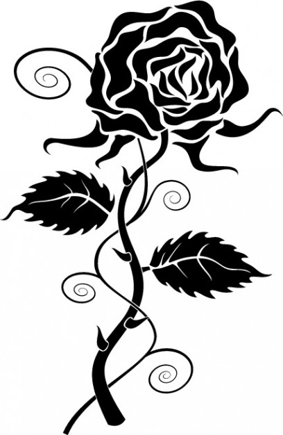 408x626 Rose Drawings Cliparts 252195