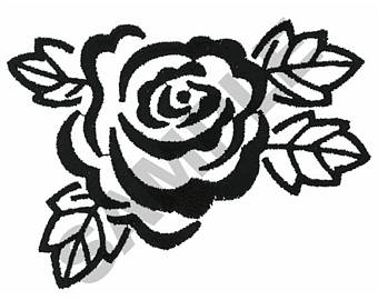 340x270 Rose Outline Etsy