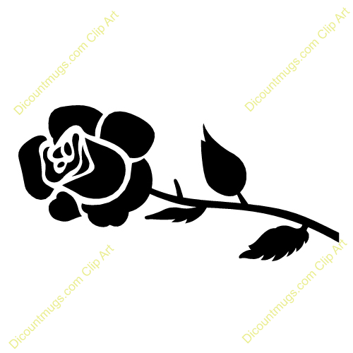 500x500 Rose Stem Clipart