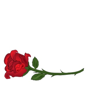 300x300 Roses Long Stem Rose Clipart Clipart Kid
