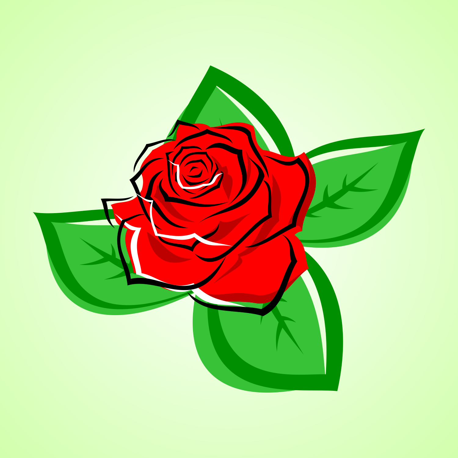 1500x1500 Vector For Free Use Red Rose Vector