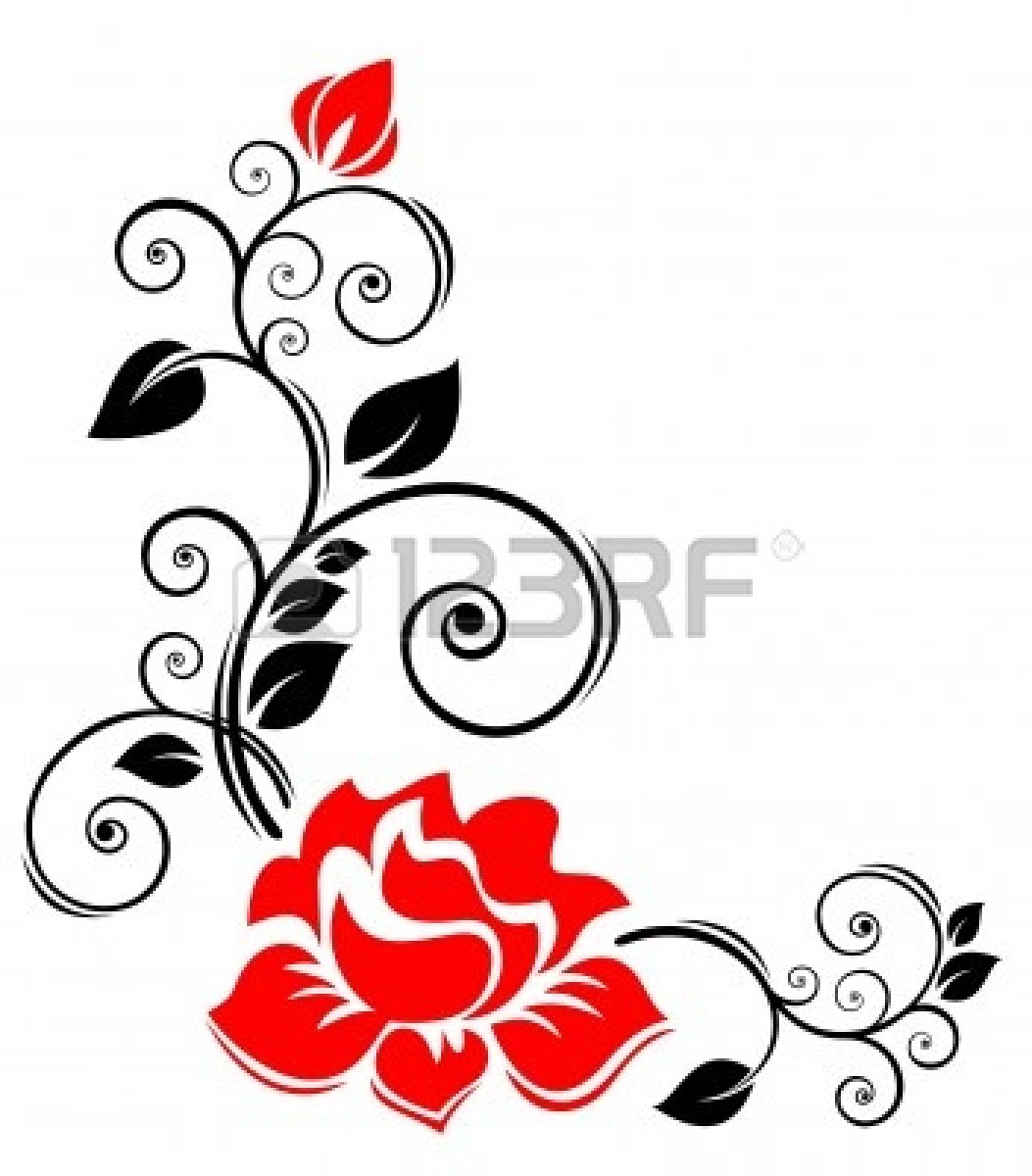 1053x1200 White Rose Clipart Rose Vine