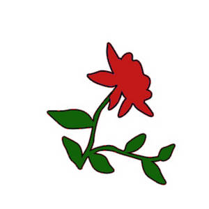 300x300 Rose Vine Clipart
