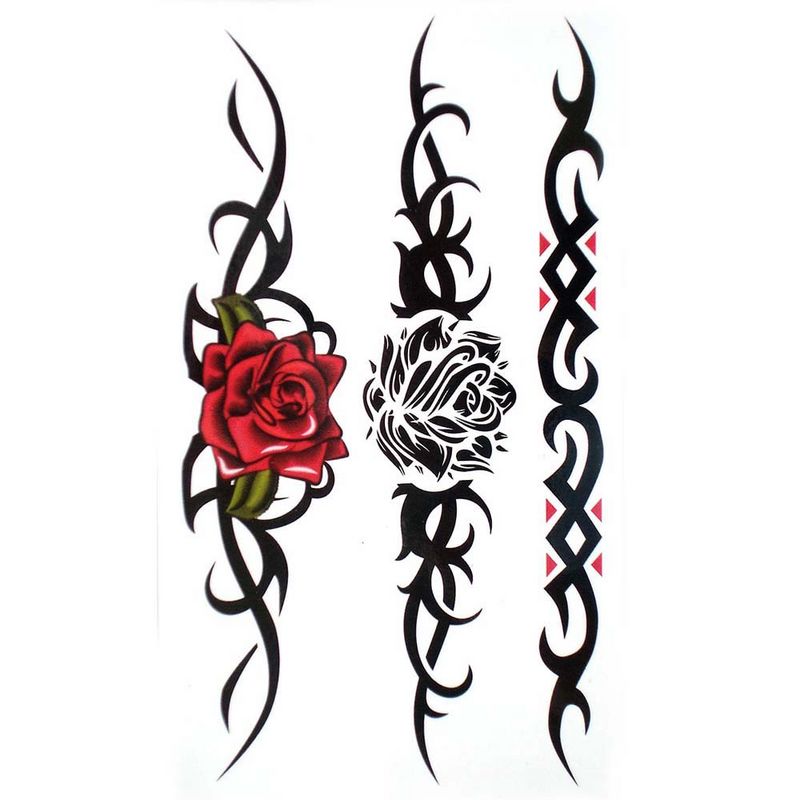 800x800 Rose And Tribal Tattoo Designs Tattoo Collection
