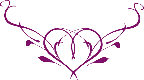 600x333 Vine Heart3 Clip Art