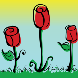 300x300 Roses Clip Art