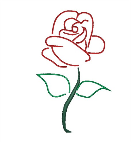 456x500 Rose Clipart Rose Outline
