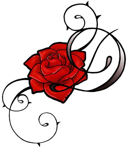 444x525 Die Besten Red Rose Drawing Ideen Auf Wie Man