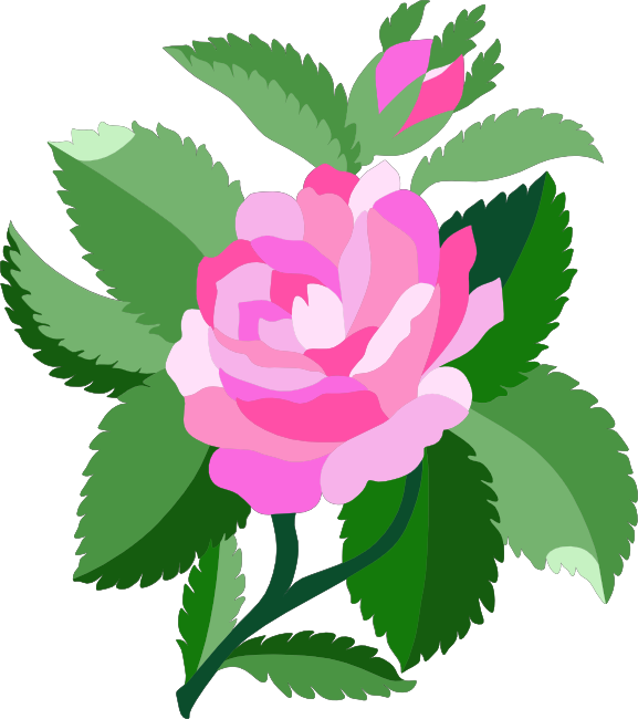577x650 Roses Rose Clip Art Vector Images 2