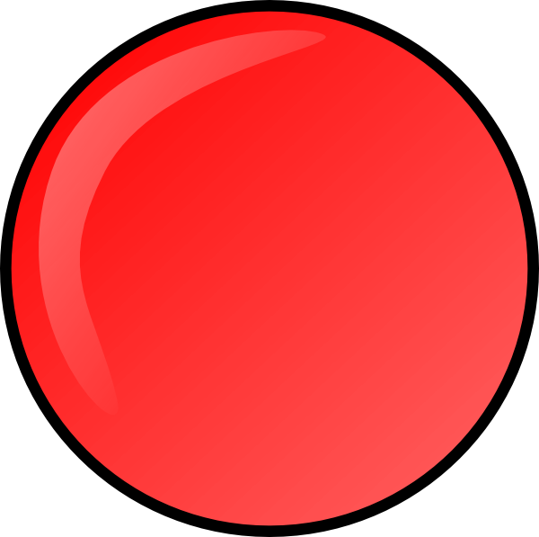 600x597 Red Round Button Clip Art Free Vector 4vector
