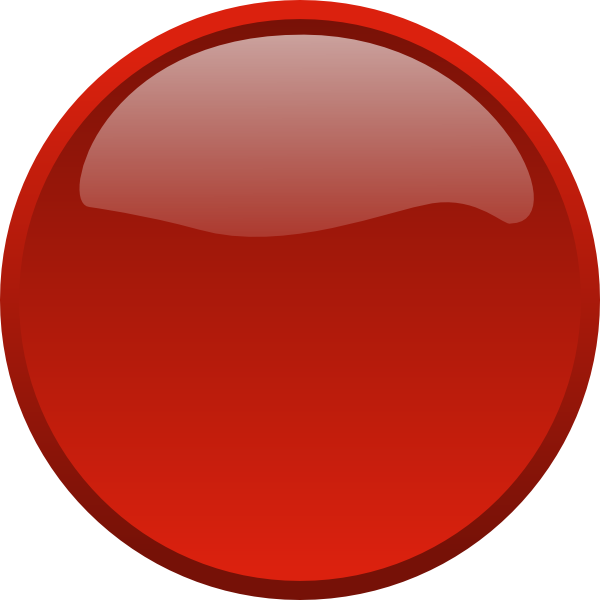 600x600 Round Red Button Clip Art