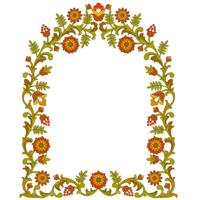 800x800 Flower Frame