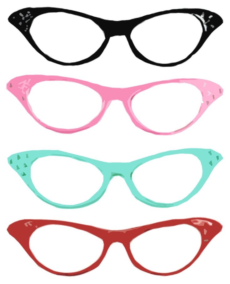 736x905 Printable Cat Eye Glasses Templates You Can Download These