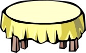 168x105 Round Kitchen Table Clip Art Clipart Panda