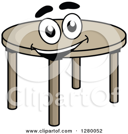 450x470 Round Table Clipart